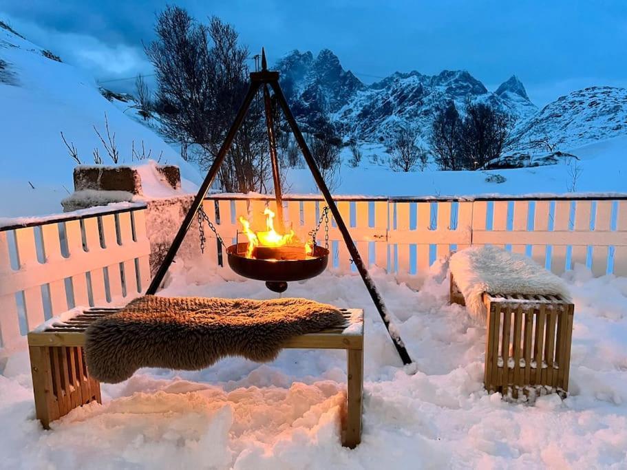 Sundet Lofoten Holiday House Villa Sund  Exteriör bild